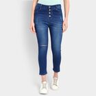 Ladies' Jeans, गहरा नीला, small image number null